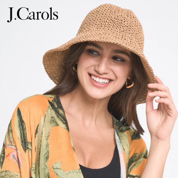 Straw Bucket Hat