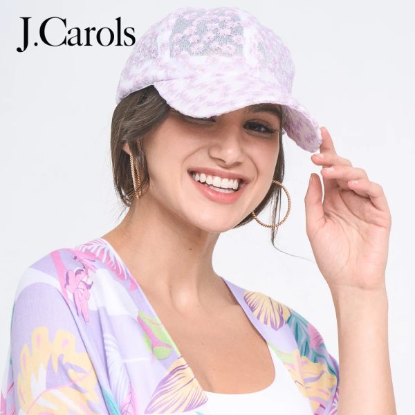 Floral Embroidered Baseball Cap