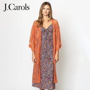 Jcarols Floral Lace Kimono
